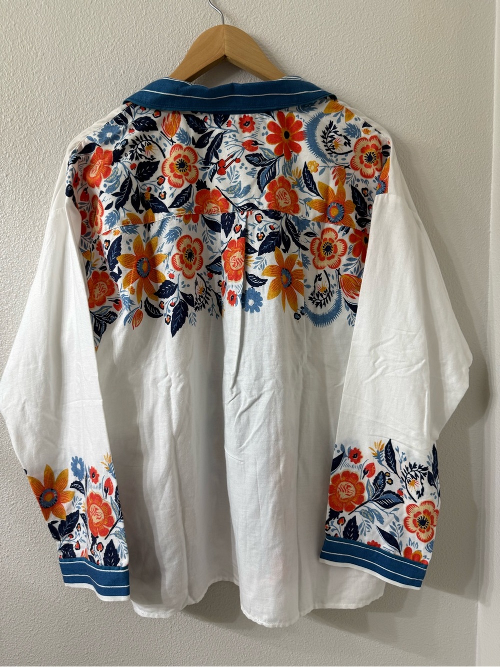 Anthropologie Real Fun, Wow! Exclusive button-down top with embroidery - Picture 2 of 5